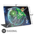 DC Comics Green Lantern Action Pose in Space Universal Laptop 16in (13 x 9.4in) Skin